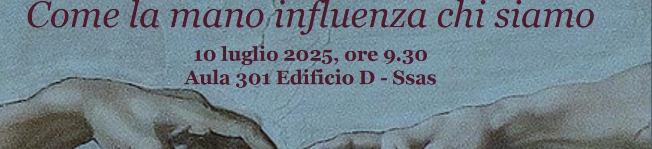 Mente fatta a mano – come la mano influenza chi siamo